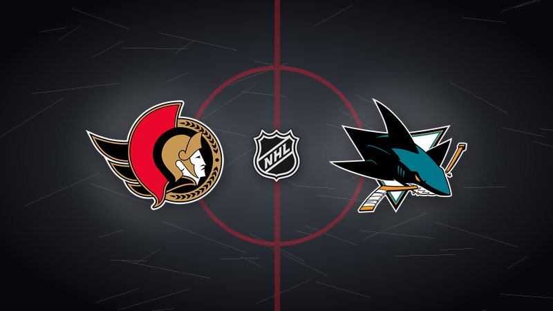 Ottawa Senators vs San Jose Sharks